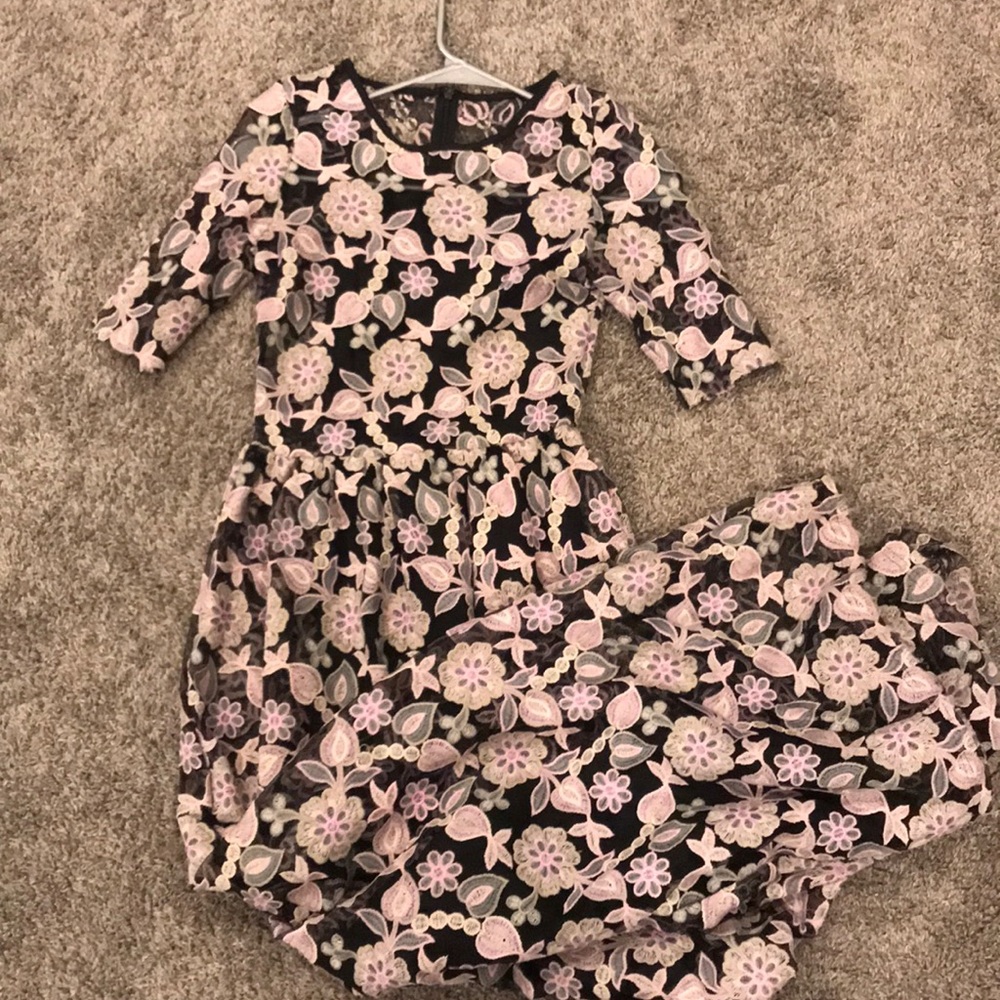 ASOS lace maxi dress